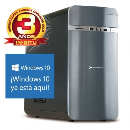 ORDENADOR PHOENIX CASIA INTEL CORE I7 8GB DDR3 1600 1TB RW W10