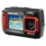 CAMARA ACUATICA SWISS-PRO ROJO DOBLE PANTALLA/ SUMERGIBLE 3 METROS 14MPX/ ZO 4X/