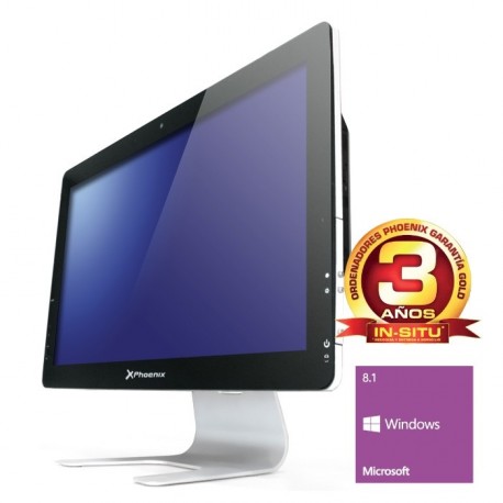 ORDENADOR PHOENIX ALL IN ONE CONSTELLATION INTEL CORE I5 8GB DDR3 1600 500 GB SSHD LED 21.5" RW WIFI WEBCAM W8.1