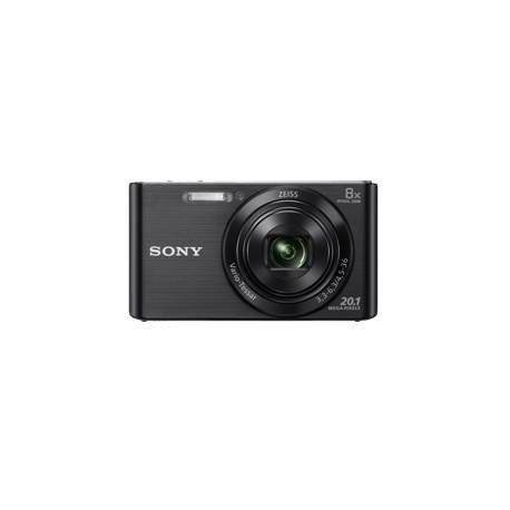 KIT CAMARA DIGITAL SONY KW830B 20.1MP ZO 8X VIDEO HD NEGRA + FUNDA + SD 8GB
