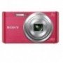 KIT CAMARA DIGITAL SONY KW830P 20.1MP ZO 8X VIDEO HD ROSA + FUNDA + SD 8GB