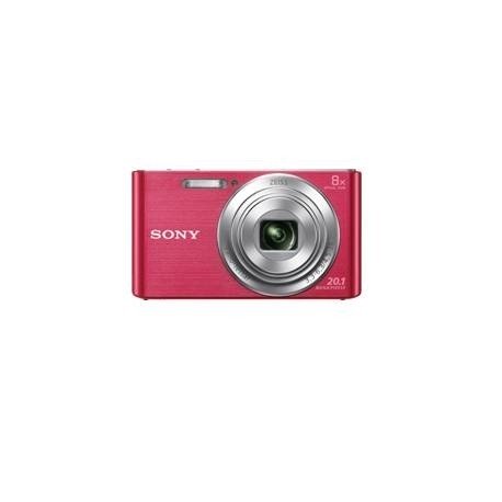 KIT CAMARA DIGITAL SONY KW830P 20.1MP ZO 8X VIDEO HD ROSA + FUNDA + SD 8GB