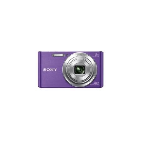 KIT CAMARA DIGITAL SONY KW830V 20.1MP ZO 8X VIDEO HD VIOLETA + FUNDA + SD 8GB