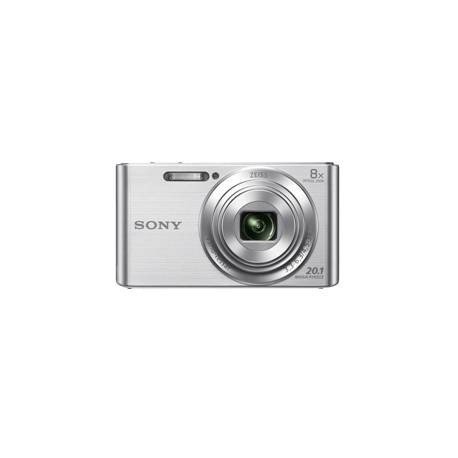 KIT CAMARA DIGITAL SONY KW830S 20.1MP ZO 8X VIDEO HD PLATA + FUNDA + SD 8GB