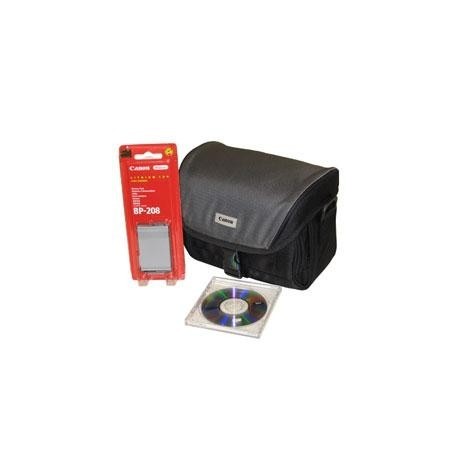 KIT ACCESORIOS CAMARAS VIDEO CANON DVK-301 FUNDA+BATERIA+DVD