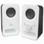 ALTAVOCES LOGITECH MULTIMEDIA Z150 2.0/ BLANCOS/ 6W