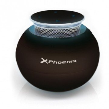 ALTAVOZ PORTATIL PHOENIX UFOBOOM UNIVERSAL BLUETOOTH TACTIL NEGRO