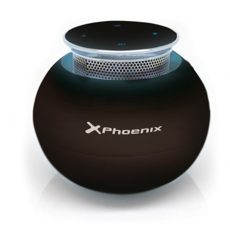 ALTAVOZ PORTATIL PHOENIX UFOBOOM UNIVERSAL BLUETOOTH TACTIL NEGRO