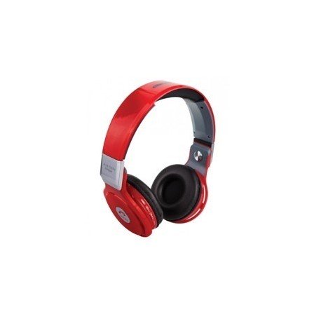 AURICULARES REPRODUCTOR MP3 WOO PS400B/ BLUETHOOT/ MICROFONO/ FM / MICRO SD / LLAMADAS REMOTAS/ ROJO