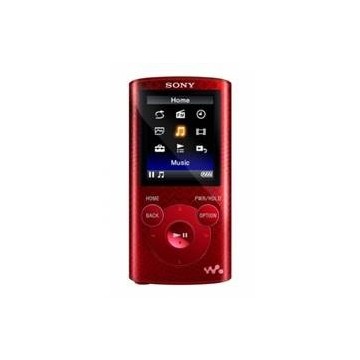 REPRODUCTOR MP3 SONY 4GB LCD ROJO