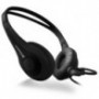 AURICULARES CON MICRÓFONO PHOENIX FREE TALK NEGRO