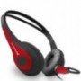 AURICULARES CON MICROFONO PHOENIX FREE TALK. ROJO