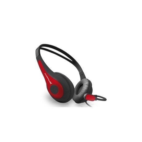 AURICULARES CON MICROFONO PHOENIX FREE TALK. ROJO
