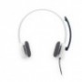 AURICULARES CON MICROFONO LOGITECH HEADSET H150 BLANCO