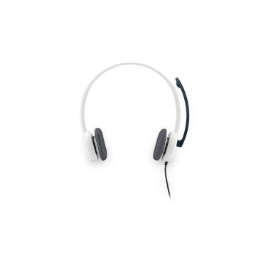 AURICULARES CON MICROFONO LOGITECH HEADSET H150 BLANCO