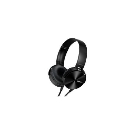 AURICULARES SONY MDRXB450APB PLEGABLES CARCASA DE ALUMINIO NEGRO