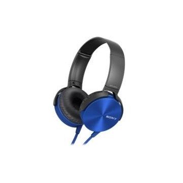 AURICULARES SONY MDRXB450APB PLEGABLES CARCASA DE ALUMINIO AZUL