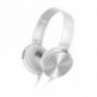 AURICULARES SONY MDRXB450APB PLEGABLES CARCASA DE ALUMINIO BLANCO