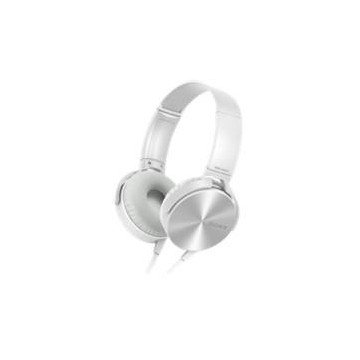 AURICULARES SONY MDRXB450APB PLEGABLES CARCASA DE ALUMINIO BLANCO