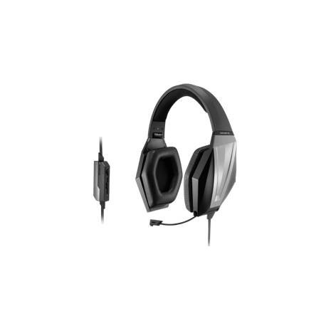 AURICULARES GIGABYTE THUNDER H3X GAMING MICROFONO RETRACTIL 2m NEGRO
