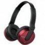 AURICULARES SONY MDRZX550BNR / ROJO / BLUETOOTH / INALAMBRICOS / REDUCCION DE RUIDOS / MICROFONO