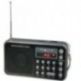 RADIO NEVIR DIGITAL DE BOLSILLO SINTONIZADORA LECTOR MICROSD NEGRO CON CORREA DE MANO