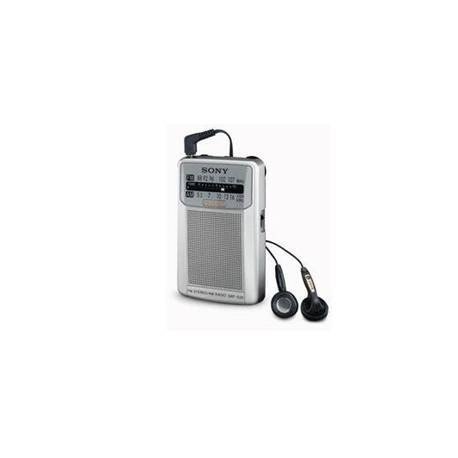 RADIO DE BOLSILLO SONY SRFS26S PLATA