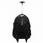 MOCHILA TROLLEY MALETA PHOENIX PHDISCOVERY CON RUEDAS PARA PORTATIL HASTA 17 PULGADAS / VIAJE NYLON NEGRO
