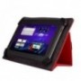 FUNDA BOOK UNIVERSAL PARA TABLET 7'' GREEN GO SEMI RIGIDA ROJO