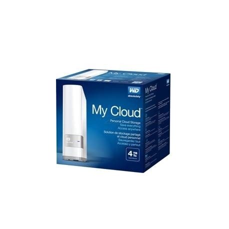 DISCO DURO EXTERNO HDD WD NAS MY CLOUD 4TB USB 3.0 RED BLANCO