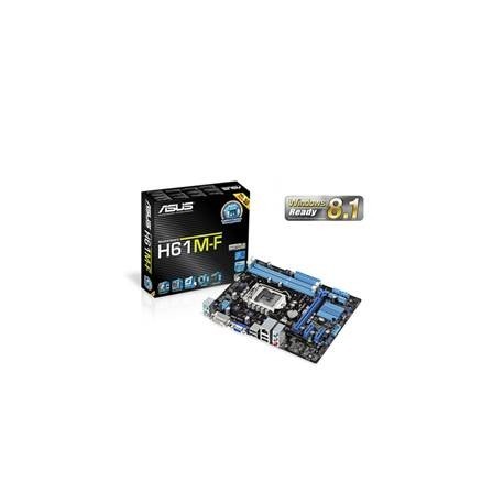PLACA BASE ASUS INTEL H61M-F SOCKET 1155 DDR3x2 1600MHz 16GB DVI mATX