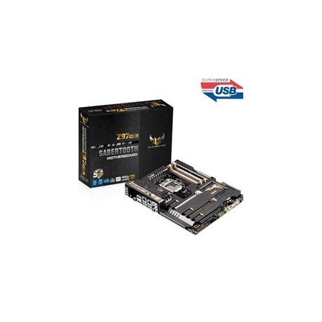 PLACA BASE ASUS INTEL SABERTOOTH Z97 MARK 1 SOCKET 1150 DDR3x4 1866MHz 32GB HDMI ATX