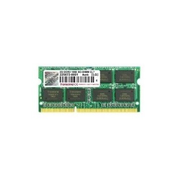 MEMORIA PORTATIL DDR3 2GB 1066 MHZ PC8500 256Mx8 TRANSCEND
