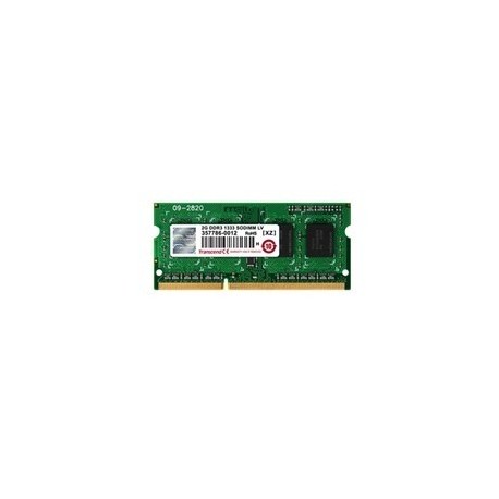 MEMORIA DDR3L 4GB 1600 SO-DIMM 2Rx8 CL11 1.35V TRANSCEND