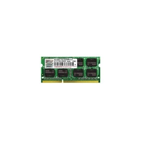 MEMORIA PORTATIL DDR3 8GB 1333 MHZ PC10600 512Mx8 TRANSCEND