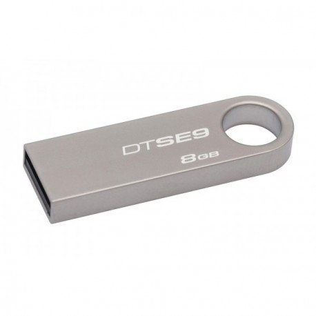 MEMORIA USB 8GB KINGSTON DATATRAVELER SE9H ACERO LLAVERO