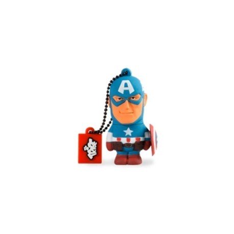 MEMORIA USB TRIBE 8GB MARVEL CAPITAN AMERICA USB 2.0