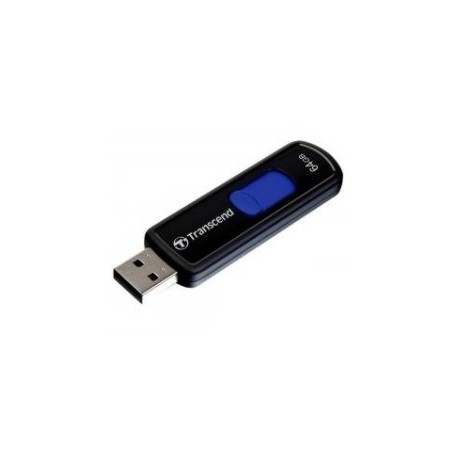 MEMORIA USB 64GB JETFLASH 500 ULTRA RAPIDA TRANSCEND AZUL