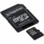 TARJETA MEMORIA MICRO SECURE DIGITAL SD HC 16GB KINGSTON + ADAPTADOR SD