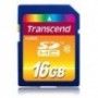 TARJETA MEMORIA SECURE DIGITAL SD HC 16GB TRANSCEND 10Mb/s