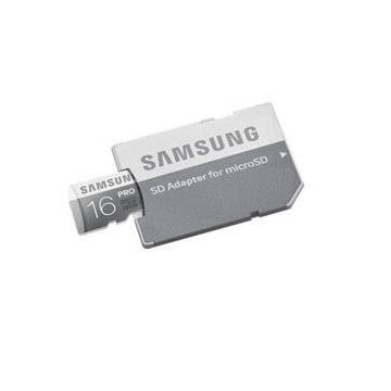 TARJETA MEMORIA MICRO SECURE DIGITAL SAMSUNG MB-MG16D/ PRO/ 16GB/ CLASE 10/ ADAPTADOR