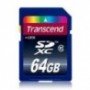 TARJETA MEMORIA SECURE DIGITAL SD XC 64GB TRANSCEND 10 25Mb/s