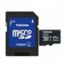 TARJETA MEMORIA MICRO SECURE DIGITAL SD 64GB UHS-1 CLASE 10 TOSHIBA CON ADAPTADOR
