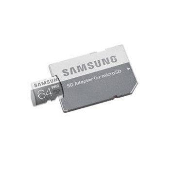 TARJETA MEMORIA MICRO SECURE DIGITAL SAMSUNG MB-MG64D/ PRO/ 64GB/ CLASE 10/ ADAPTADOR