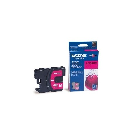 CARTUCHO TINTA BROTHER LC980M MAGENTA 400 PAGINAS DCP-195C/ DCP-375CW/ MFC-250C/ MFC-255CW/ MFC-290C