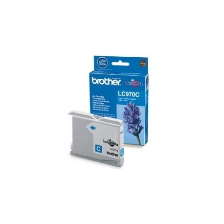 CARTUCHO TINTA BROTHER LC970C CIAN 300 PAGINAS DCP-135C/ DCP-150C/ MFC-235C/ MFC-260C