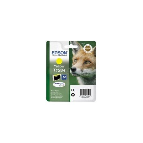 CARTUCHO TINTA EPSON T1284 AMARILLO 3.5ML S22 / SX125 / SX420W / SX425W / BX305F / BX305FW