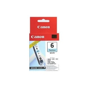 CARTUCHO TINTA CANON BCI 6PC CIAN 13ML S800/ S820/ S820D/ S830/ S900 PHOTO