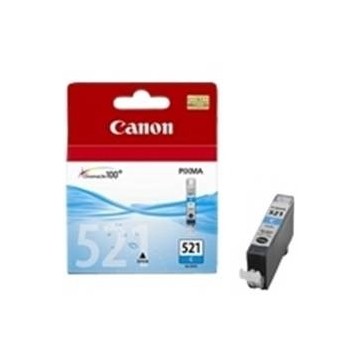 CARTUCHO TINTA CANON CLI 521C CIAN PIXMA 9ML 3600/ 4600/ 4700/ MP540/ 550/ 560/ 620/ 630/ 640/ 980 MX860/ 870