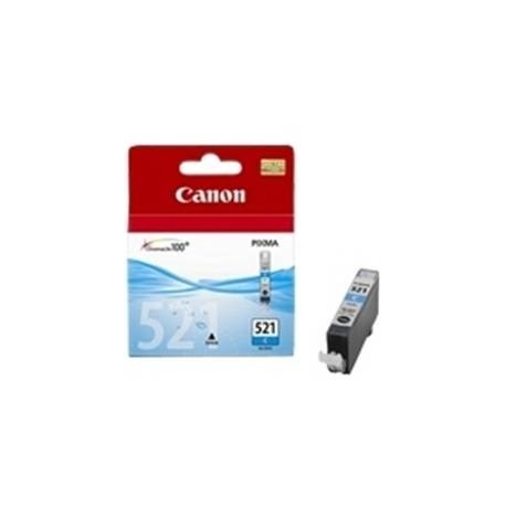 CARTUCHO TINTA CANON CLI 521C CIAN PIXMA 9ML 3600/ 4600/ 4700/ MP540/ 550/ 560/ 620/ 630/ 640/ 980 MX860/ 870